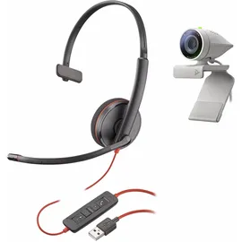Poly Studio P5 mit Blackwire 3210