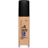 Manhattan Lasting Perfection 25 Stunden Make up, Soft Ivory 58, feuchtigkeitsspendende Foundation, langanhaltend, hohe Deckkraft, für einen makellosen Teint, 30 ml