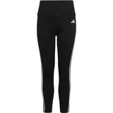Adidas Essentials AEROREADY 3-Streifen High-Waisted Leggings Black / White 128