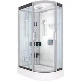 AcquaVapore Dampfdusche Sauna Dusche Duschkabine D60-70T3R 80x120cm OHNE 2K Scheiben Versiegelung