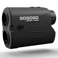 Gogogo Sport Vpro Golf Entfernungsmesser mit Slpoe & Magnetstreifen 600M Golf Laser Entfernungsmesser mit Klare Sicht, Flag-Lock, Vibration für Golf Jagd, Legal für Turnier (GS03CM-650)