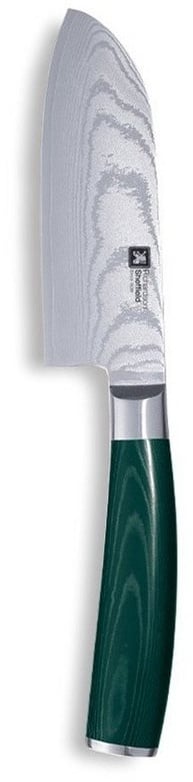 Preisvergleich Produktbild Richardson Sheffield Santokumesser MIDORI, Damaststahl, besonders hochwertige Klinge grün