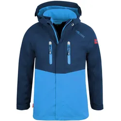 Kinder 3in1 Jacke Bryggen Wasserdicht Marineblau / Mittelblau One Size