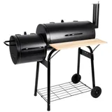 Alpina Elektrogrill alpina Smoker Grill - BBQ Smoker schwarz