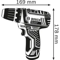Bosch Akku-Bohrschrauber GSR 12V-15 / 1x 2,0 Ah Akku