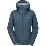 Rab Damen Downpour Plus 2.0 Jacke (Größe XS, blau)