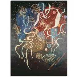 Leinwandbild ARTLAND "Bewegung 1935", bunt (farbe bild(er): bunt), B:60cm H:80cm, Canvas, Leinwand, Bilder, auf Keilrahmen gespannt