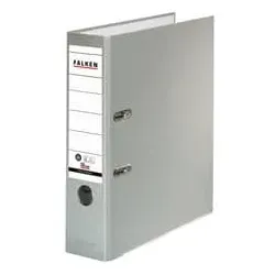 FALKEN Ordner Papier A4 8cm grau 11285228 Recycolor