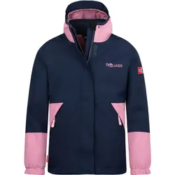 Kinder 3in1 Jacke KJERAK Marine/Mauve Gr. 140 - 10 Jahre