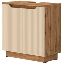 Vicco Waschbeckenunterschrank Lotta 2 Türen 59,8 x 62,1 x 32,0 cm Grau