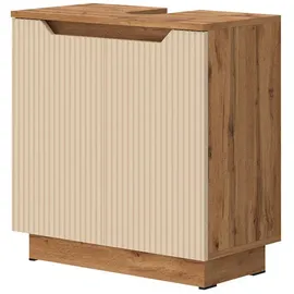 Vicco Waschbeckenunterschrank Lotta 2 Türen 59,8 x 62,1 x 32,0 cm Grau