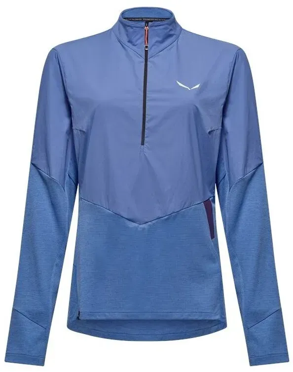 Salewa Pedroc Dry'ton Wind Half Zip Tee W morning blue (3150) 38