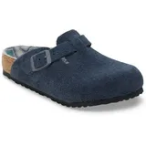 Birkenstock Boston Kids BS Suede Leather - Sandalen - Kind New Navy 33 - Narrow fit