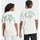 adidas Lounge Pizza Graphic Kurzarm-T-Shirt Off White XS