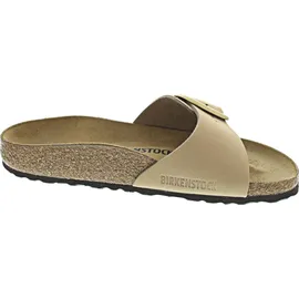 Birkenstock Madrid Big Buckle Pantolette Beige in Gr. 39 - 39
