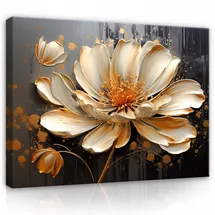 WallArena Leinwandbild Blumen Bilder 120x80