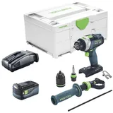 Festool TPC 18/4 I-Basic Akku Schlagbohrschrauber 18 V 75 Nm + 1x Akku 5,0 Ah + Schnellladegerät + Systainer