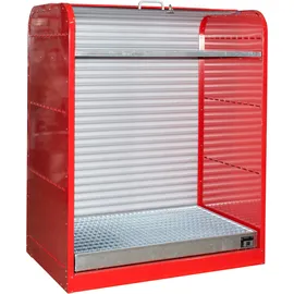 Bauer Rollladenschrank Stahlblech 73 Liter Feuerrot