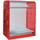 Bauer Rollladenschrank Stahlblech 73 Liter Feuerrot