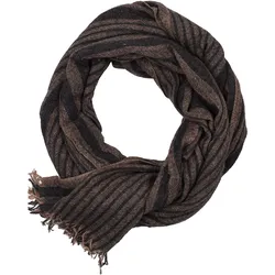 Schal CASAMODA "CASAMODA Schal uni", Damen, braun, 50% Wolle, 30% Polyamid, 20% Baumwolle, Modetücher
