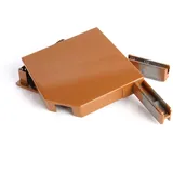 Avosdim Alu Blendkappen 45 Grad 137mm Golden Oak