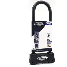 Artago Bügelschloss 320 mm Schwarz