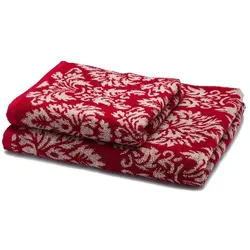grace grand spa Handtuch New York in Doubleface-Optik rot 