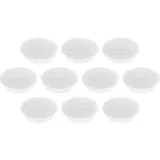 Magnetoplan Magnet Discofix Junior, 10 Stück, weiß