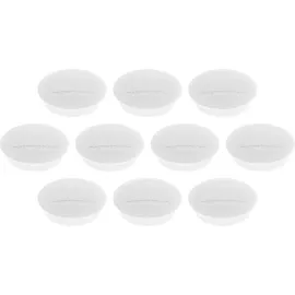Magnetoplan Magnet Discofix Junior, 10 Stück, weiß