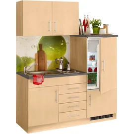 kochstation Küchenzeile KS-Toledo 160 cm braun