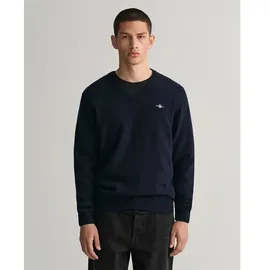 GANT V-Ausschnitt-Pullover Blau S