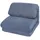 MCW Schlafsessel MCW-E68 Stoff/Textil 0 x 0 x 0 cm Hellblau mit Schlaffunktion