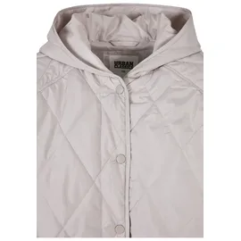 URBAN CLASSICS Oversized Diamond Quilted Mantel Warm Grey M