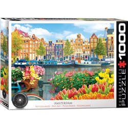 EUROGRAPHICS Puzzle EuroGraphics 6000-5865 Amsterdam, Niederlande, 1000 Puzzleteile, Made in Europe bunt