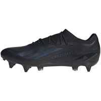 adidas Unisex X Crazyfast.1 Sg Football Shoes (Soft Ground), Core Black/Core Black/Core Black, 38 EU
