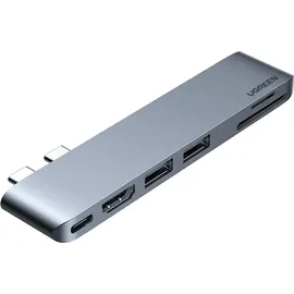 UGREEN CM380 USB-C Hub Grau