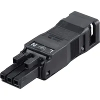 WAGO 890-103 - WINSTA® MINI, Buchse 3-pol, mit Zugentlastungsgehäuse