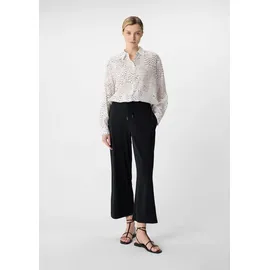 Comma, Culotte Hose Crop-Hose Schwarz 38