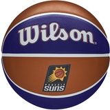 Wilson Basketball NBA TEAM TRIBUTE, PHOENIX SUNS, Outdoor, Gummi, Größe: 7