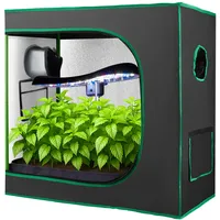 Growzelt kleinrendes Mylar, versiegeltem Bodendesign, Belüftungsfenster und Kabeldurchführungsloch für Aerogarden Hydroponik-Anbausystem
