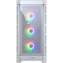 Cougar Duoface Pro RGB White, weiß, Glasfenster (CGR-5AD1W-RGB / 385AD10.0002)