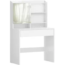 VASAGLE Schminktisch, mit Spiegel weiß