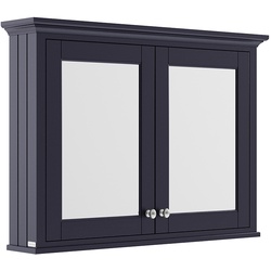 Spiegelschrank 750mm 1050mm, traditionell Twilight Blue (Blau) - Old London Hudson Reed