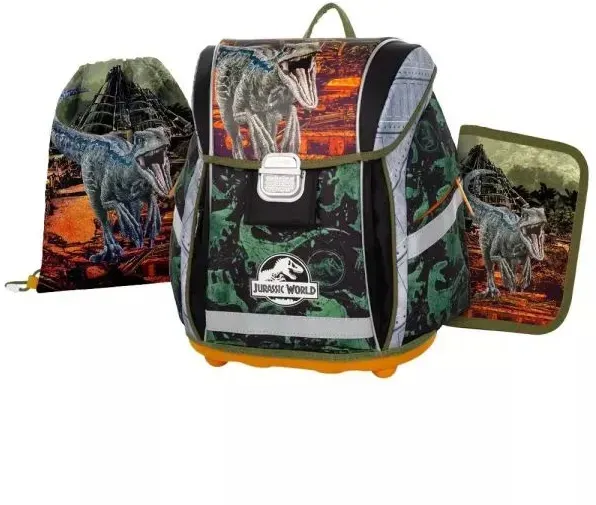Jurassic World: Premium Light Schulranzen-Set