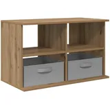 vidaXL Artisan-Eiche TV-Lowboard 79 x 40 x 48 cm Beige/Holz