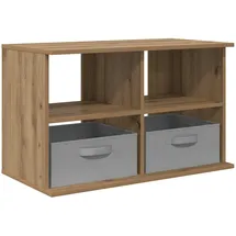 vidaXL Artisan-Eiche TV-Lowboard 79 x 40 x 48 cm Beige/Holz