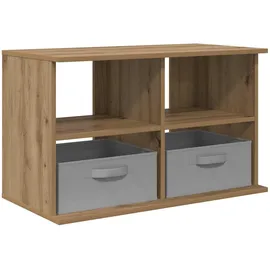 vidaXL Artisan-Eiche TV-Lowboard 79 x 40 x 48 cm Beige/Holz