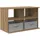 vidaXL Artisan-Eiche TV-Lowboard 79 x 40 x 48 cm Beige/Holz