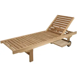 Garden Pleasure Solo Sonnenliege 200 x 77 x 97 cm natur