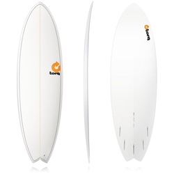 Torq Epoxy TET Fish Pinlines Surfboard Wellenreiter, Größe: 6’6“